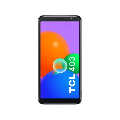 TCL 403 2/32GB okostelefon - fekete (Android) + Yettel Express 3 GB mobilnet extra feltöltőkártya
