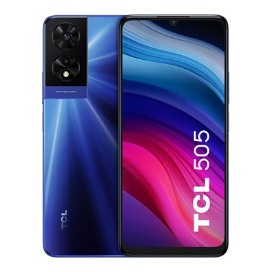 TCL 505 8/128GB DualSIM kártyafüggetlen okostelefon - kék (Android)