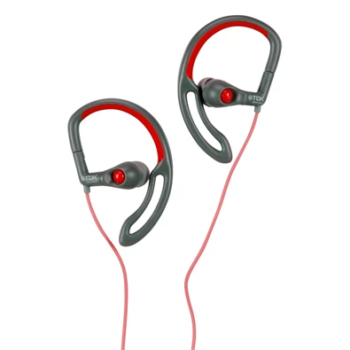 TDK "Active" SB30 piros fülre akasztható sport fülhallgató
