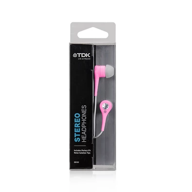 TDK LoR EB120 In-Ear pink fülhallgató