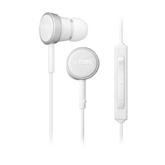 TDK LoR IP400 In-Ear iPhone vezérléssel fehér fülhallgató