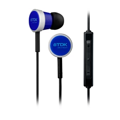 TDK LoR IP400 In-Ear iPhone vezérléssel kék fülhallgató