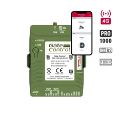 TELL Gate Control PRO 1000 4G - DIN-Rail, GSM-alapú távvezérlő elektromos kapukhoz és sorompókhoz TELL Gate Control PRO 1000 4G - DIN-Rail, GSM-alapú távvezérlő elektromos kapukhoz és sorompókhoz