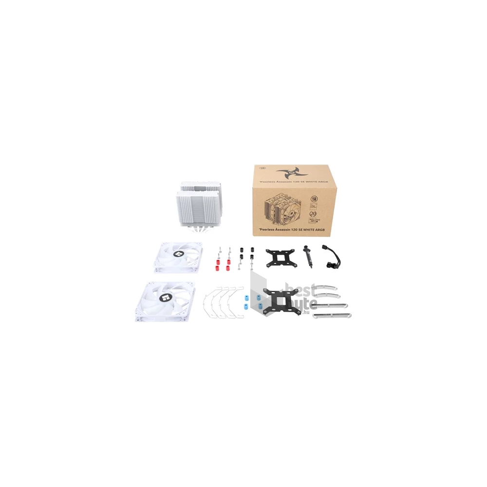 THERMALRIGHT Peerless Assassin 120 SE WHITE ARGB processzor hűtő fehér