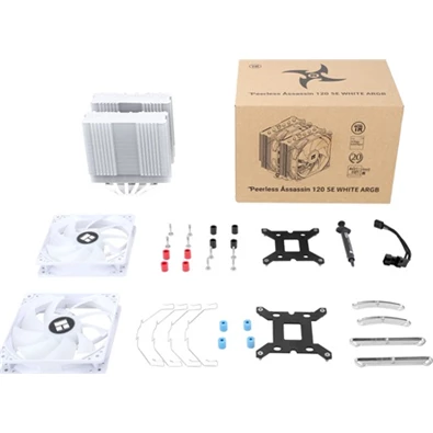 THERMALRIGHT Peerless Assassin 120 SE WHITE ARGB processzor hűtő fehér