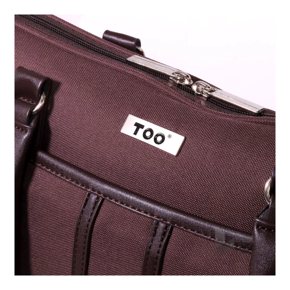 TOO 15,6" barna kézitáska