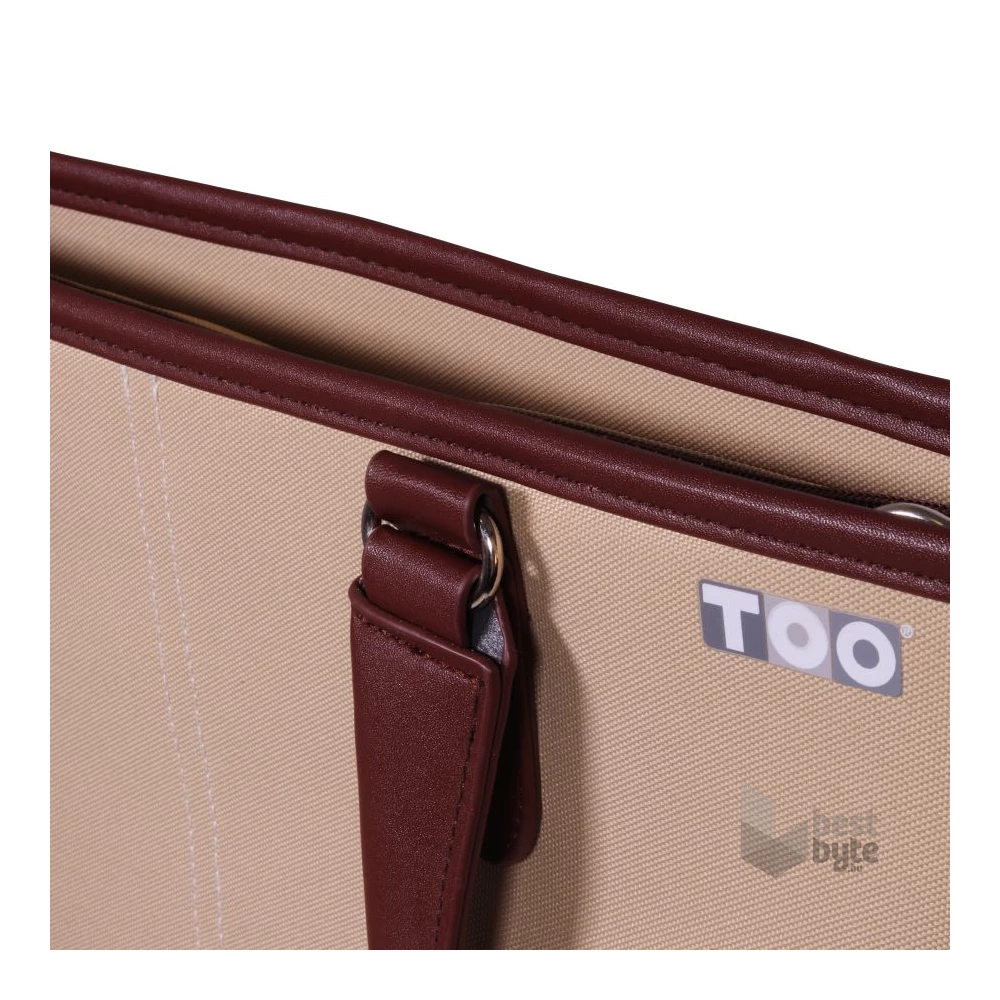 TOO 15,6" bézs női notebook táska