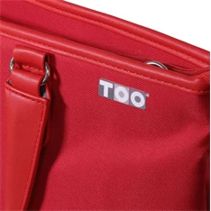 TOO 15,6" piros női notebook táska