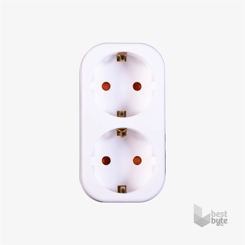 TOO ADW-200 2 aljzat fehér fali hálózati adapter