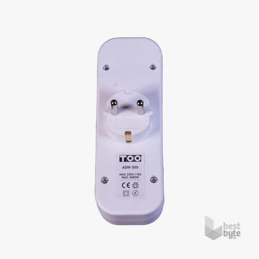 TOO ADW-300 3 aljzat fehér fali hálózati adapter
