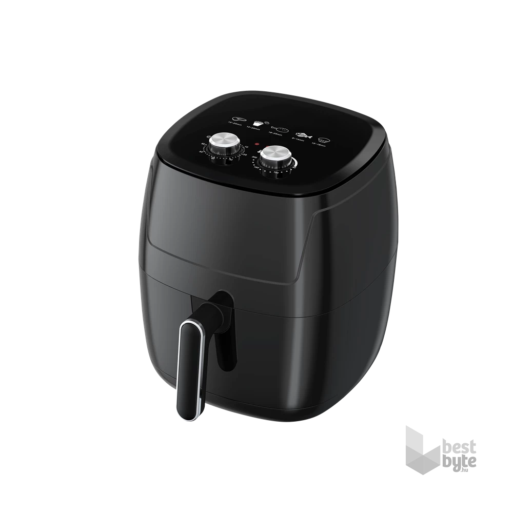 TOO AF-110B-1350 W fekete 5,2 L forrólevegős sütő (air fryer/airfryer)