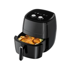 TOO AF-110B-1350 W fekete 5,2 L forrólevegős sütő (air fryer/airfryer)