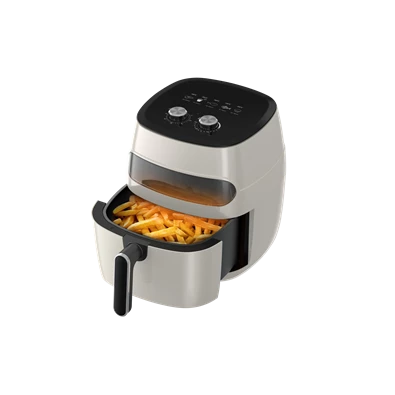TOO AF-120W-1350 W fehér 5,2 L forrólevegős ablakos sütő (air fryer/airfryer)