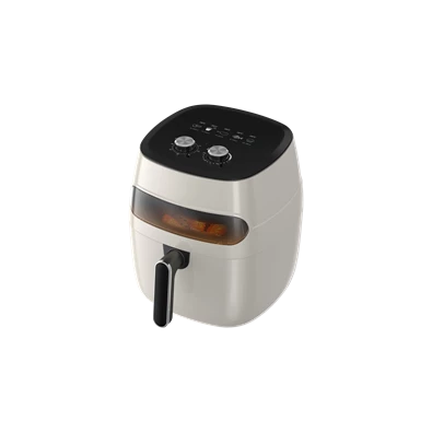 TOO AF-120W-1350 W fehér 5,2 L forrólevegős ablakos sütő (air fryer/airfryer)