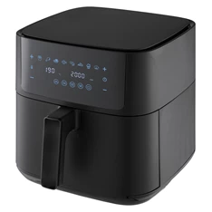 TOO AF-850-B-1800 W fekete 8 L forrólevegős sütő (air fryer/airfryer) digitális vezérléssel 