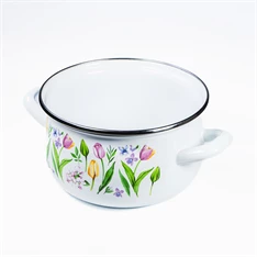 TOO BELLY TULIP 4,8 literes, 22cm átmérő, 14cm magasságú lábas (fazék) üveg fedővel