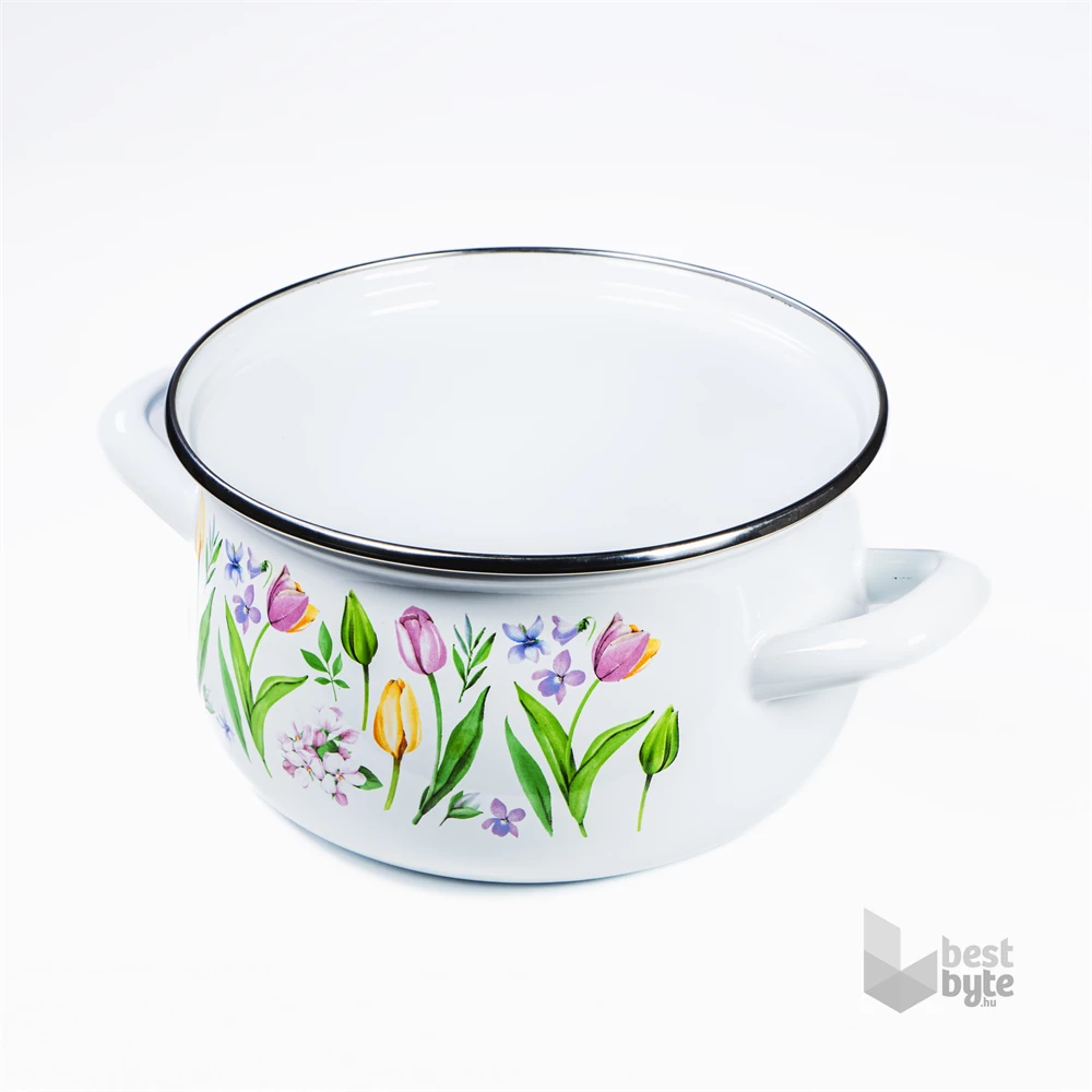 TOO BELLY TULIP 4,8 literes, 22cm átmérő, 14cm magasságú lábas (fazék) üveg fedővel