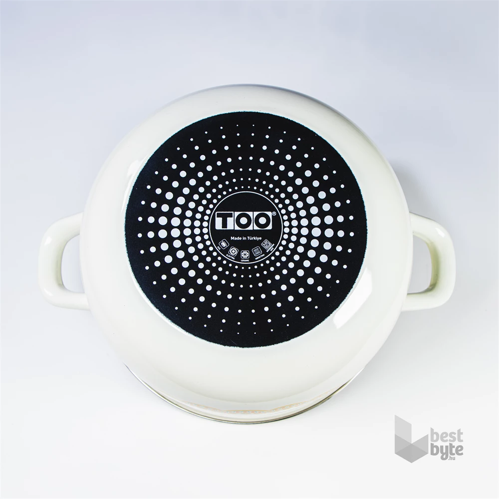 TOO BELLY TULIP 6,2 literes, 24cm átmérő, 15cm magasságú lábas (fazék) üveg fedővel