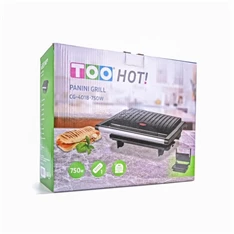 TOO CG-401B-750W fekete kontakt grill (Újracsomagolt)