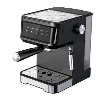 TOO CM-850-B Eszpresszó kávéfőző tejhabosítóval, érintő kapcsolókkal, 20 bar, 850W, fekete-rozsdamentes