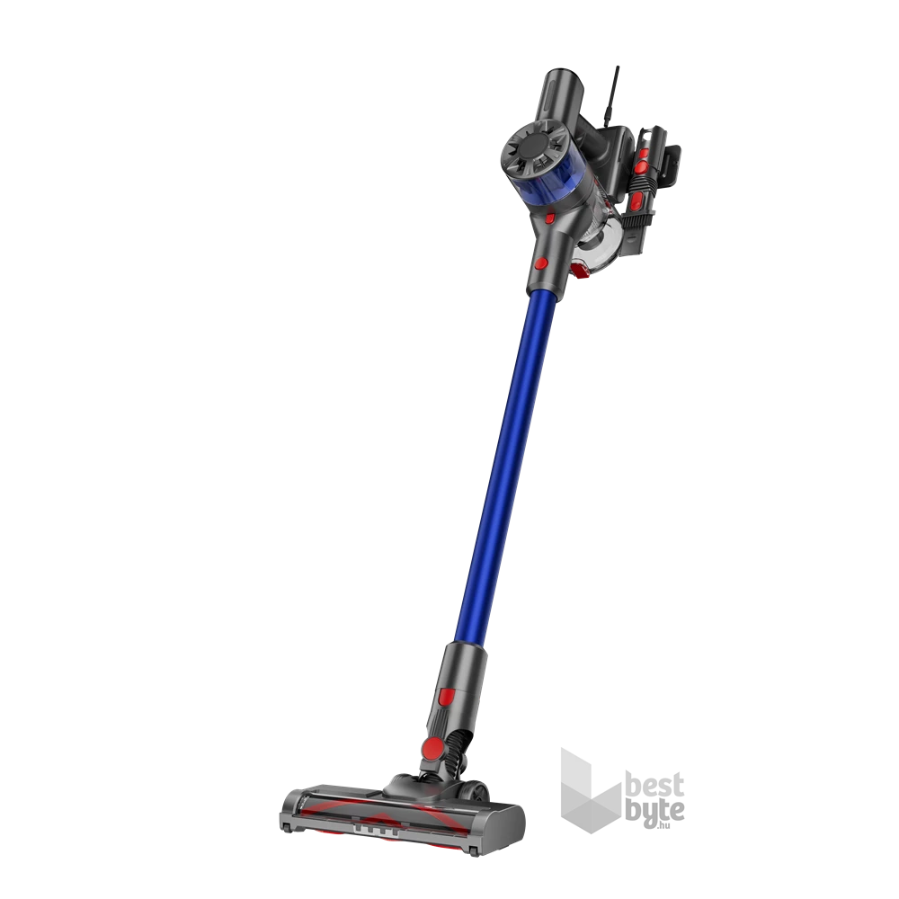 TOO-CVC-X3-BL kék akkumulátoros álló porszívó 140W, 11kPa, 0,5 liter, elektromos kefe Self standing funkcióval