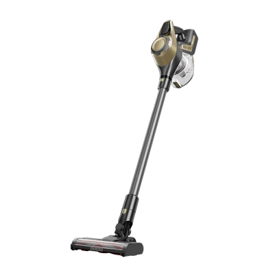 TOO-CVC-X5 Pro-BG fekete-arany akkumulátoros álló porszívó 250W BLDC, 23kPa, 0,8 liter, elektromos kefe, Self standing
