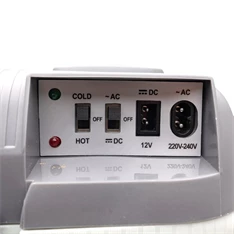 TOO ECW-132-GY 32 literes elektromos hűtőláda, fűtési funkcióval, 230V és 12V tápellátás is (AC/DC) (Újszerű)