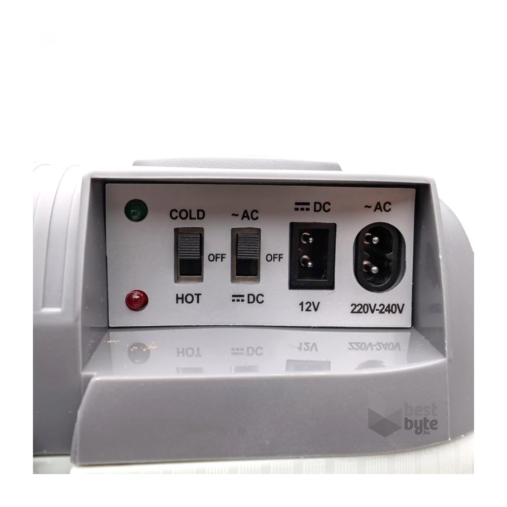 TOO ECW-132-GY 32 literes elektromos hűtőláda, fűtési funkcióval, 230V és 12V tápellátás is (AC/DC) (Újszerű)