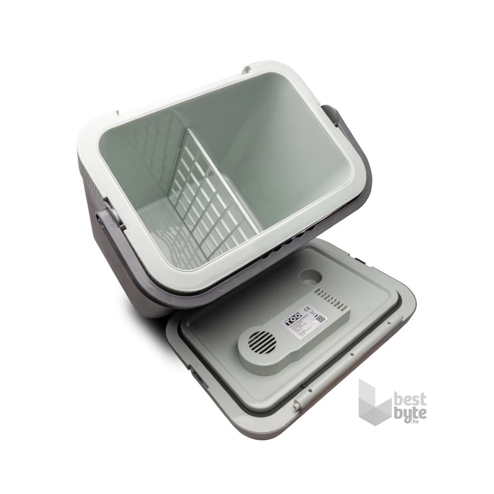 TOO ECW-132-GY 32 literes elektromos hűtőláda, fűtési funkcióval, 230V és 12V tápellátás is (AC/DC) (Újszerű)