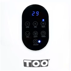 TOO FANB-50-101-W fehér lapát nélküli ventilátor