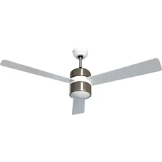 TOO FANC-120-333-W fali kapcsolós mennyezeti ventilátor LED világítással, 120 cm (Újszerű)