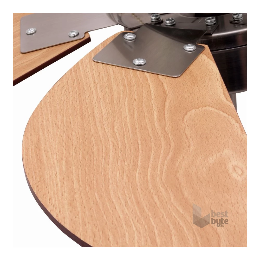 TOO FANC-76-300-WOOD mennyezeti ventilátor LED világítással 76cm