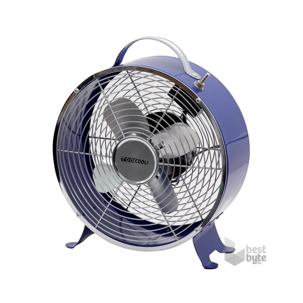 TOO FAND-20-500-BL asztali ventilátor, design, kék, 20cm
