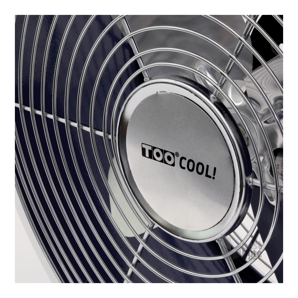 TOO FAND-20-500-BL asztali ventilátor, design, kék, 20cm
