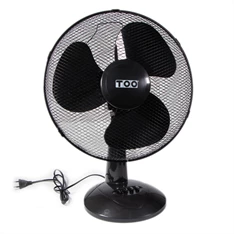TOO FAND-40-201-B ICEBERG fekete asztali ventilátor 40cm