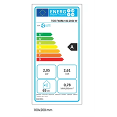 TOO FANM-100-2050 W ALASKA mobil klíma, hűt, távirányító, beépítő keret, 2050W (Újszerű)