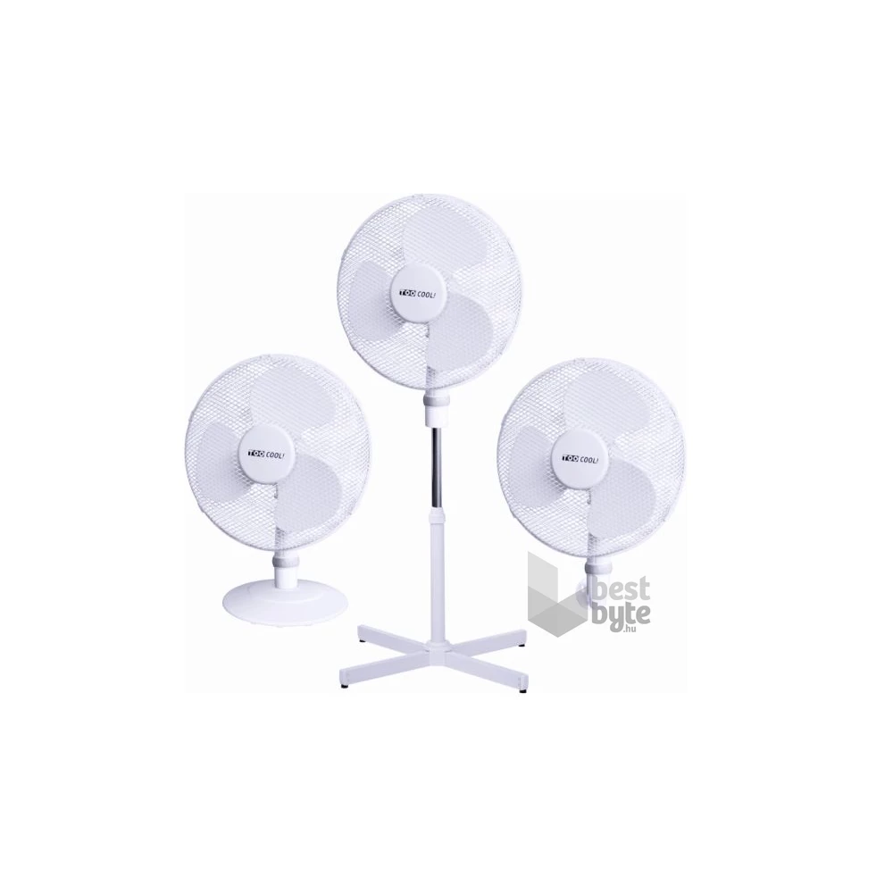 TOO 3in1 multifunkciós ventilátor, 40 cm, 40 W - fehér