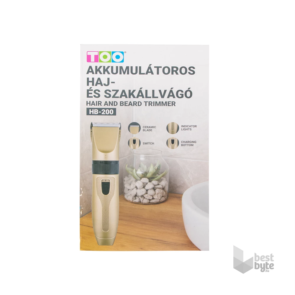 TOO HB-200 Akkumulátoros haj- és szakállvágó szett