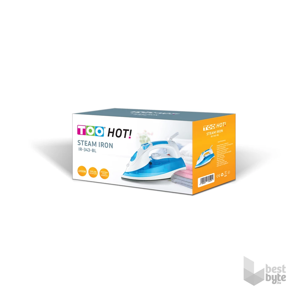 TOO IR-343-BL 2000W kék gőzölős vasaló