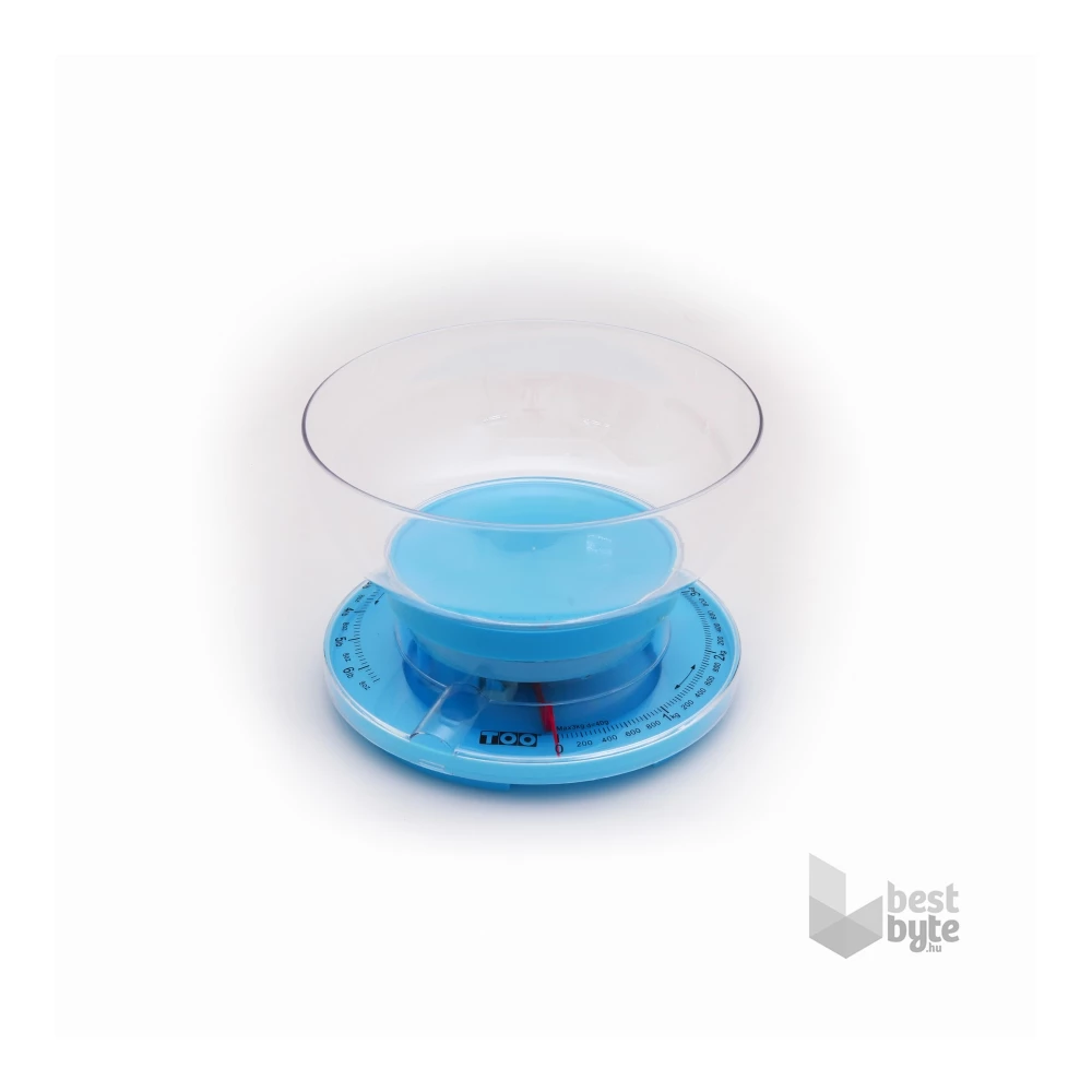 TOO KBSC-100-B kék mechanikus konyhai mérleg