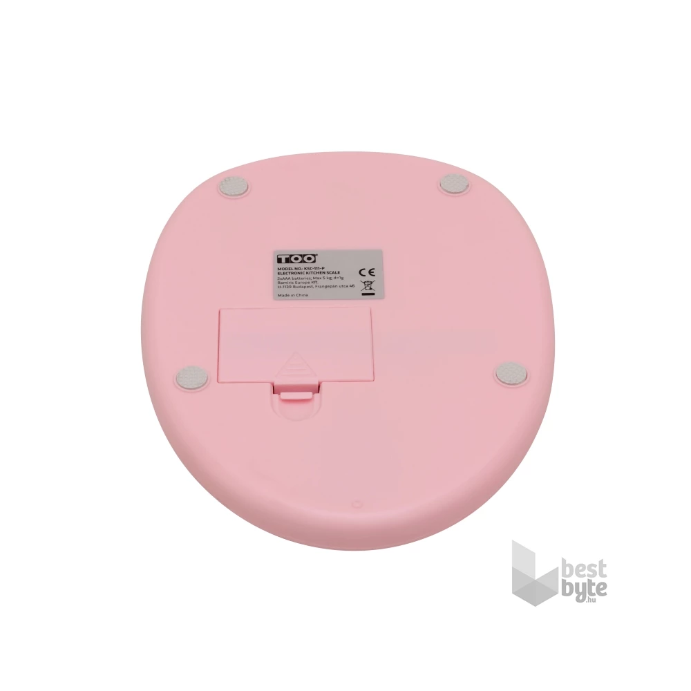 TOO KSC-111-P rózsaszín elektronikus konyhai mérleg