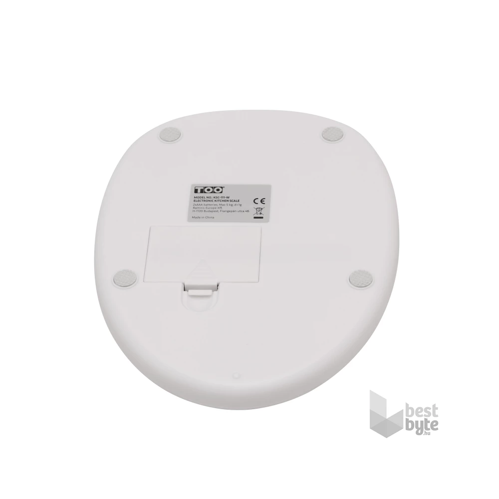 TOO KSC-111-W fehér elektronikus konyhai mérleg
