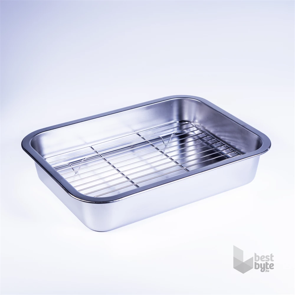 TOO KT-309 Tepsi 36x27x 7 cm, fedő és sütőrács nélkül