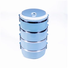 TOO KT-408 B 4 részes kék ételhordó