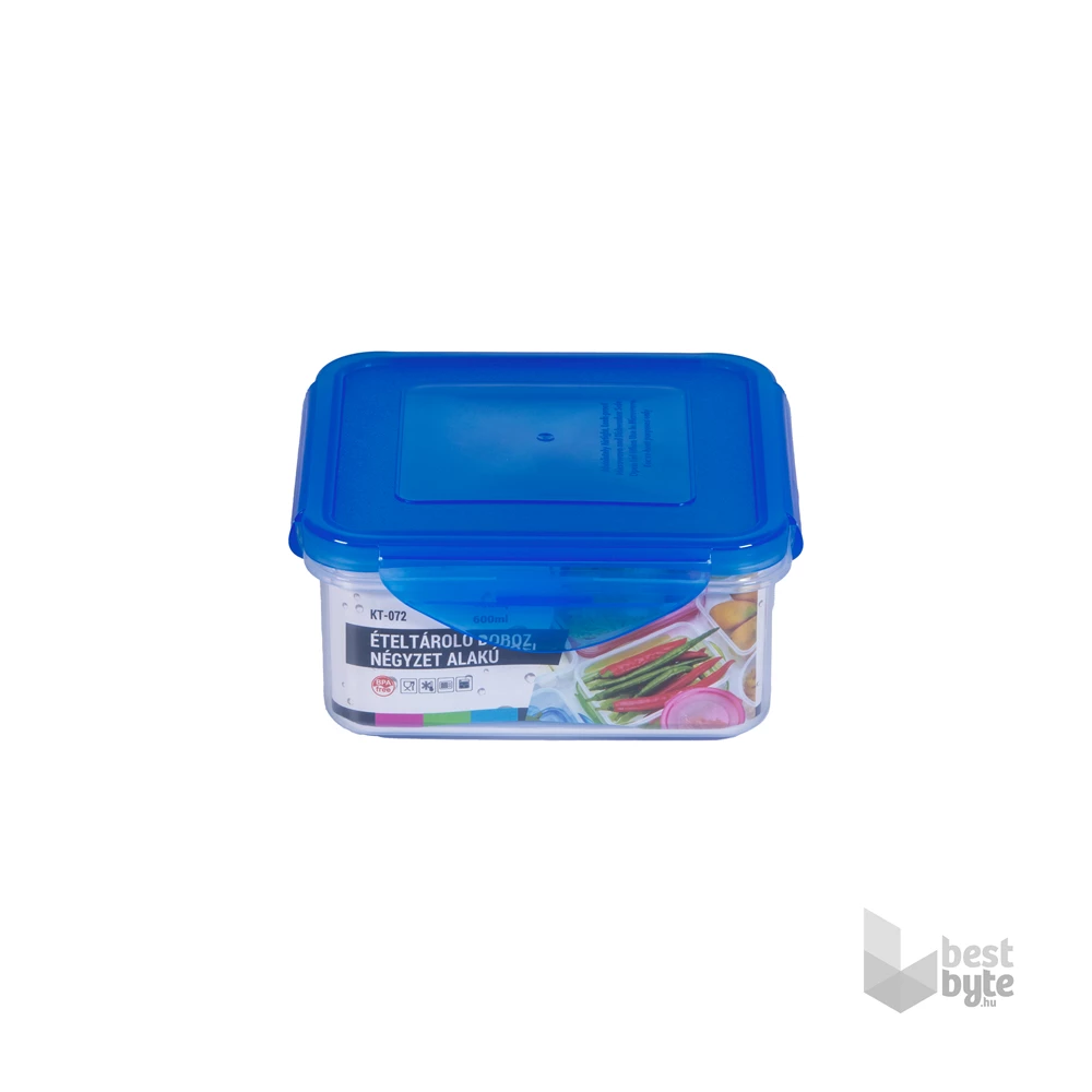 TOO KT-072 600ml-es négyzet alakú ételtároló doboz