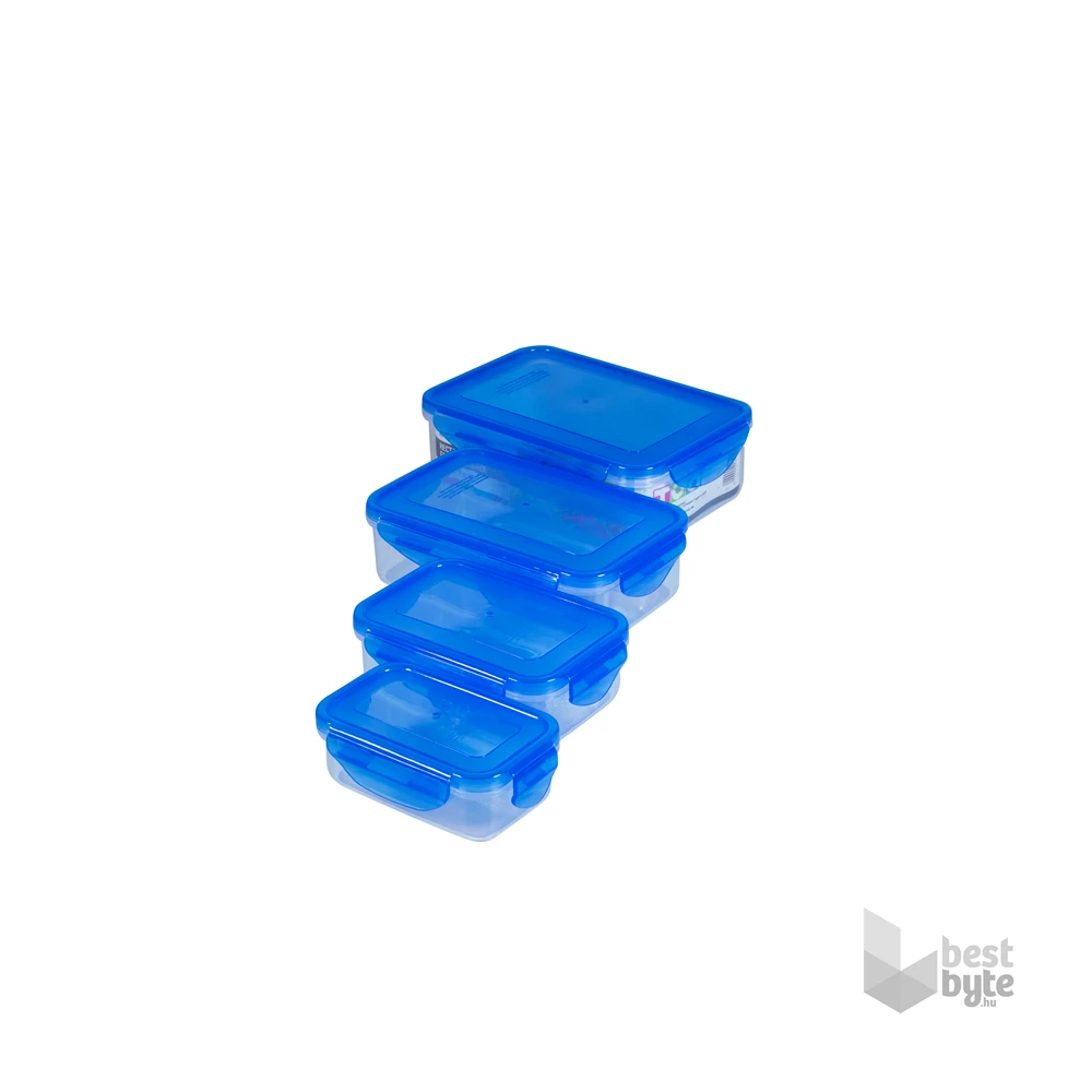TOO KT-074 4db-os szett 250+500+900+1500ml-es téglalap alakú ételtároló doboz szett