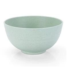 TOO KT-103 5 db-os vegyes színekben búzaszalma műanyag tál szett, 12×6.5 cm