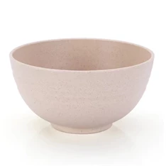 TOO KT-104 5db-os vegyes színekben búzaszalma műanyag tál szett, 13.5×6.5 cm