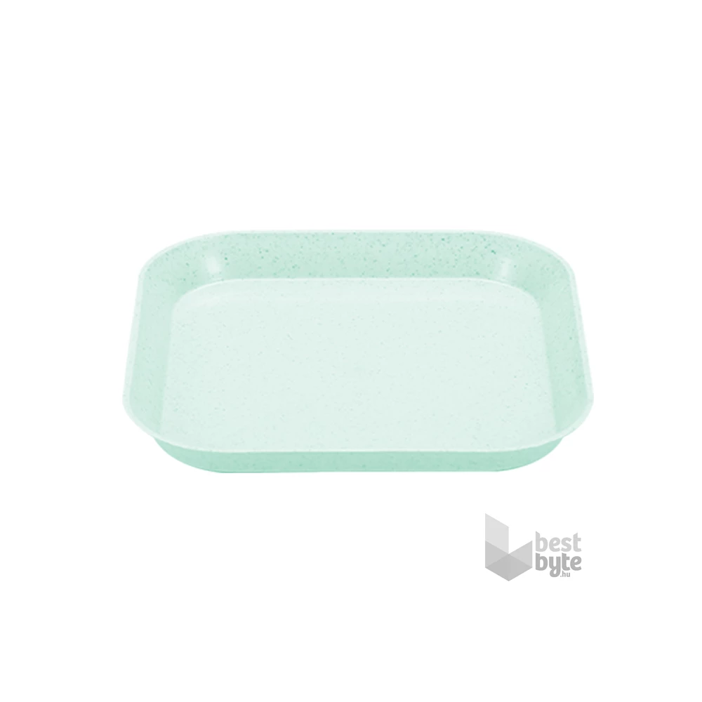 TOO KT-115 10db-os vegyes színekben búzaszalma műanyag tányér szett, 15×15×1.5cm