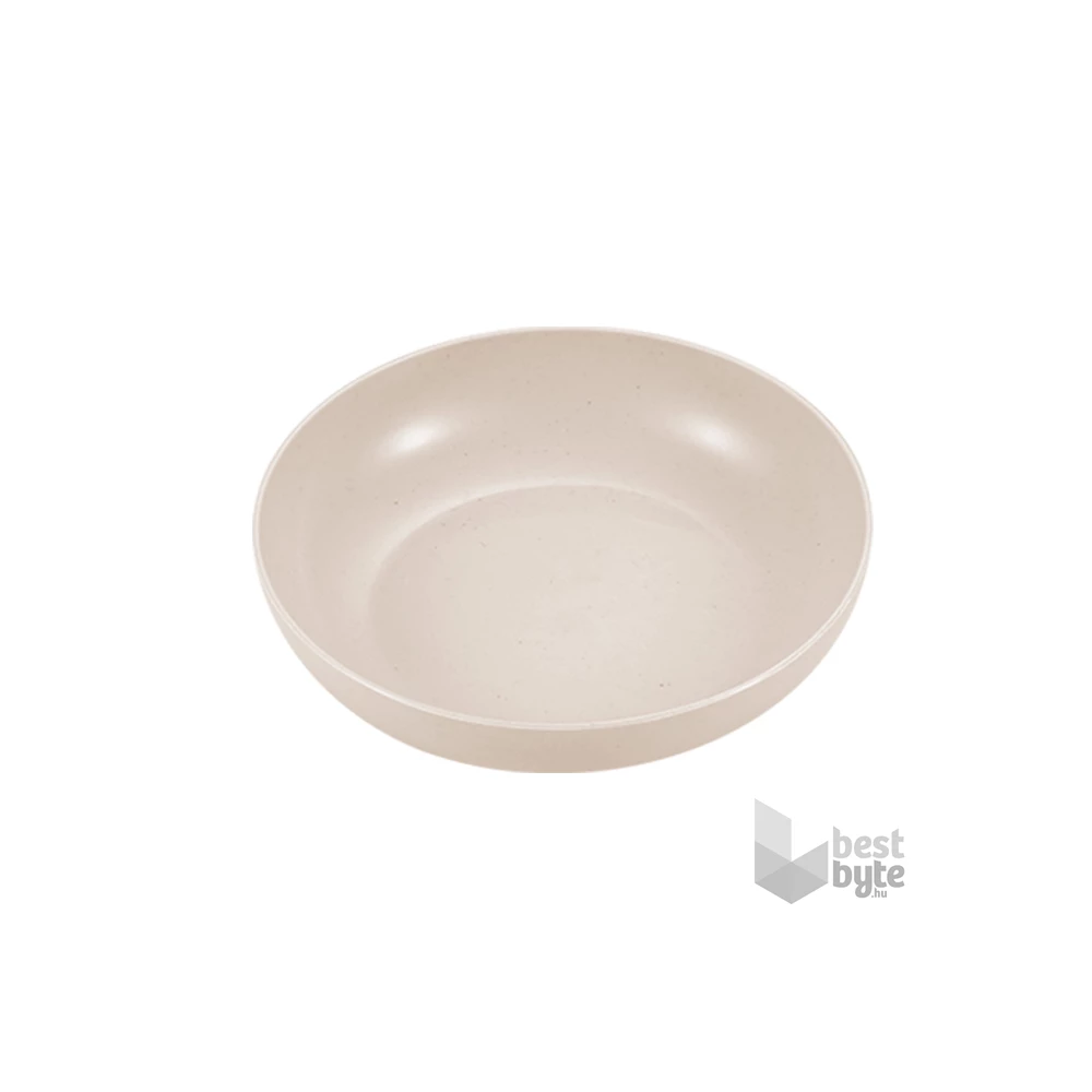 TOO KT-118 10db-os vegyes színekben búzaszalma műanyag kerek tányér szett, 15×15×3cm